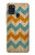 S3033 Bois Chevron Imprimé millésimé Graphic Etui Coque Housse pour Samsung Galaxy A21s