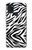 S3056 Zèbre Texture Imprimé graphique Peau Etui Coque Housse pour Samsung Galaxy A21s