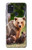 S3558 Famille d'ours Etui Coque Housse pour Samsung Galaxy A21s