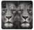 S1352 Lion Visage Etui Coque Housse pour Samsung Galaxy A51 5G