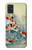 S1654 Carpe Koï poisson Peinture Art Etui Coque Housse pour Samsung Galaxy A51 5G