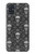 S2371 Crâne Motif monochrome Millésime Etui Coque Housse pour Samsung Galaxy A51 5G