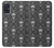 S2371 Crâne Motif monochrome Millésime Etui Coque Housse pour Samsung Galaxy A51 5G