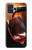 S2396 Rouge Bouteille de vin et le verre Etui Coque Housse pour Samsung Galaxy A51 5G