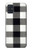 S2842 Noir et blanc Buffle motif de vérification Etui Coque Housse pour Samsung Galaxy A51 5G