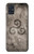 S2892 Symbole Triskele Texture de pierre Etui Coque Housse pour Samsung Galaxy A51 5G