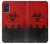 S2917 Biohazards Virus Alert Rouge Etui Coque Housse pour Samsung Galaxy A51 5G