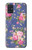 S3265 Motif Fleur millésimé Etui Coque Housse pour Samsung Galaxy A51 5G