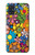 S3281 Motif coloré Hippie Fleurs Etui Coque Housse pour Samsung Galaxy A51 5G