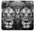 S3372 Lion Visage Etui Coque Housse pour Samsung Galaxy A51 5G