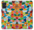 S3391 Art abstrait carreaux de mosaïque graphique Etui Coque Housse pour Samsung Galaxy A51 5G