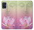 S3511 Fleur de lotus Bouddhisme Etui Coque Housse pour Samsung Galaxy A51 5G