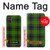 S2373 Motif vert Tartan Etui Coque Housse pour Samsung Galaxy A71 5G [pour A71 5G. PAS pour A71]