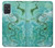 S2653 Dragon Vert Turquoise Pierre Graphique Etui Coque Housse pour Samsung Galaxy A71 5G