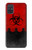 S2917 Biohazards Virus Alert Rouge Etui Coque Housse pour Samsung Galaxy A71 5G