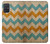 S3033 Bois Chevron Imprimé millésimé Graphic Etui Coque Housse pour Samsung Galaxy A71 5G