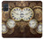S3172 Horloge or Etui Coque Housse pour Samsung Galaxy A71 5G