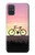 S3252 vélo Coucher de soleil Etui Coque Housse pour Samsung Galaxy A71 5G