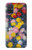 S3342 Claude Monet Chrysanthèmes Etui Coque Housse pour Samsung Galaxy A71 5G