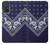 S3357 Marine Bleu Bandana Motif Etui Coque Housse pour Samsung Galaxy A71 5G