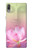 S3511 Fleur de lotus Bouddhisme Etui Coque Housse pour Sony Xperia L3