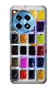 S3956 Graphique de boîte à palette aquarelle Etui Coque Housse pour OnePlus 12R