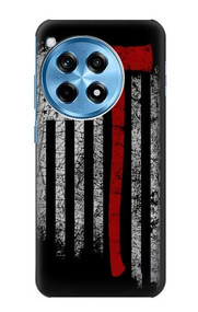 S3958 Drapeau de hache de pompier Etui Coque Housse pour OnePlus 12R