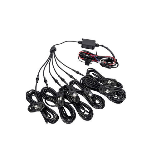 C-SERIES RGB MULTI-COLOR MULTI-USE LED 6-LIGHT SYSTEM - 5W FLOOD BEAM