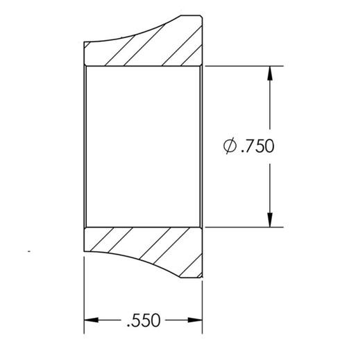 3/4 STAINLESS STEEL SPACER