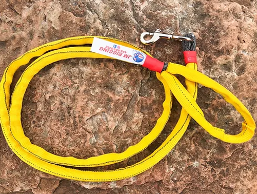 4FT- 5/16" Winch Line Doggie Leash w/ Protective Cover & Swivel Snap