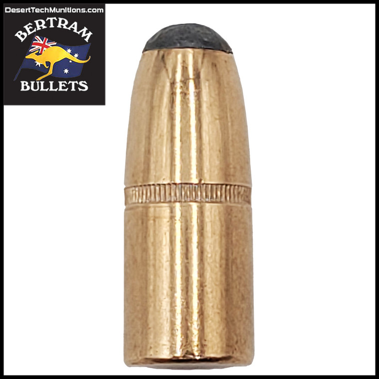 Bertram .474" 500gr Copper-Jacketed Round Nose Soft Point Bullet