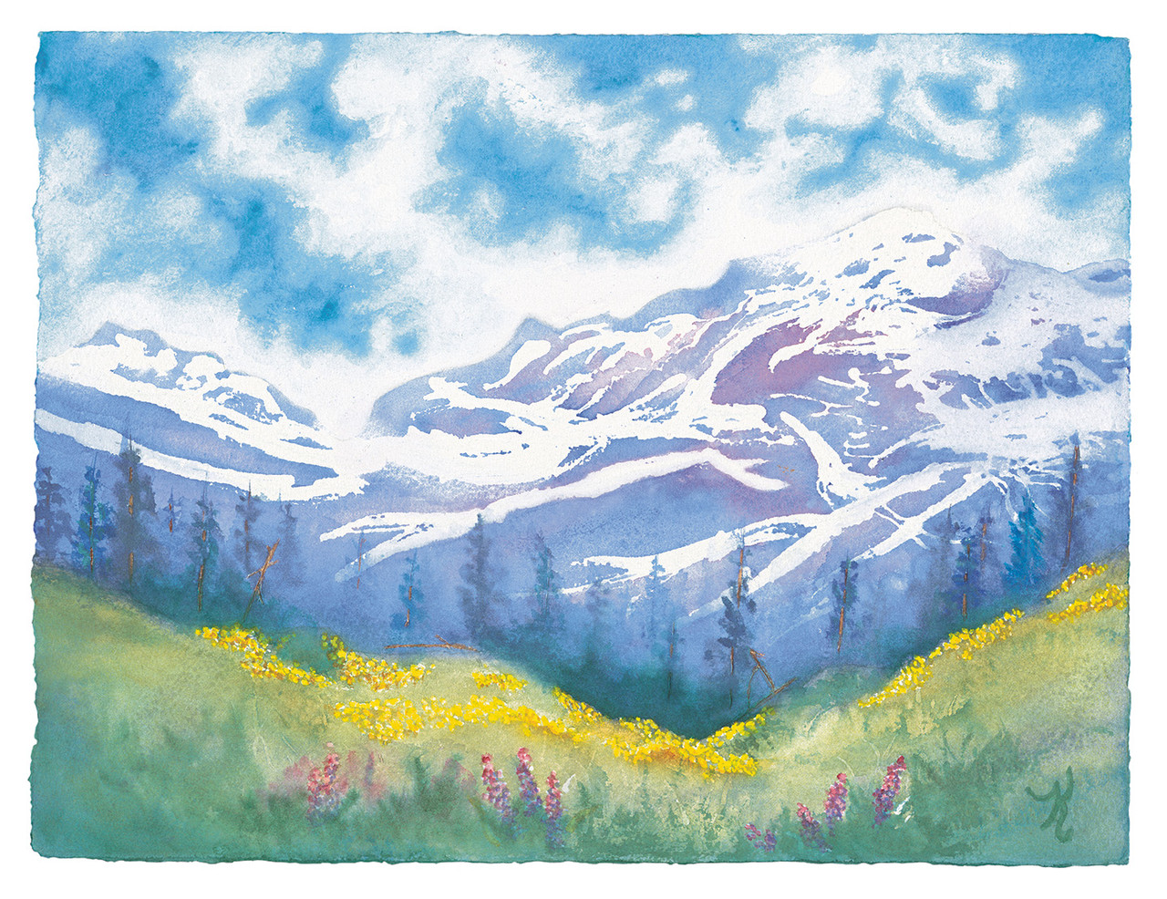 The Hills Are Alive By Kay Cross American Art Publishing