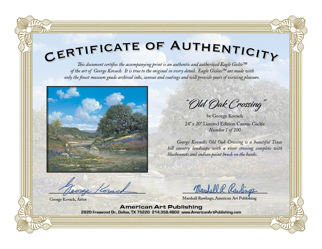 George Kovach Old Oak Crossing | American Art Publishing