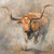 Trouble by Ragan Gennusa Western-Longhorn Fine Art Canvas Giclee Print