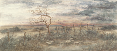 Kay Fox Fence Row Art Print| American Art Publishing