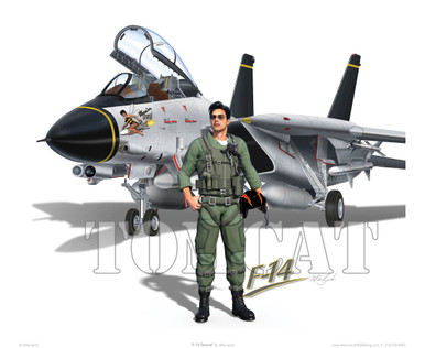 Mike Lynch's F-14 Tomcat Pinup Art | American Art Publishing