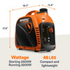 Generac 2500i-2200 Watt Gas Powered Portable Generator