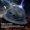 Full Brim Hard Hat Type I Class E Matte Black