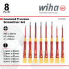 Wiha 8-Piece Insulated Pico Finish Precision Screwdriver 32088