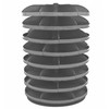 34" Revolving Rotabin, 8 Shelves, 5 Fixed Dividers Per Shelf, Up To 3 Optional Plastic Pans Per Shelf Compartment, Gray