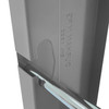 Heavy Duty Cabinet, 14 Gauge, 36 x 24 x 78, 4 Adjustable Shelves, Recessed Doors, Cast Iron Pad-lockable Handle, Gray