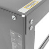 Heavy Duty Cabinet, 14 Gauge, 36 x 24 x 78, 4 Adjustable Shelves, Recessed Doors, Cast Iron Pad-lockable Handle, Gray