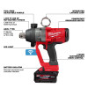 M18 Lithium-Ion Cordless 1 in. Impact with Friction Ring and Two 8.0 Ah Batteries