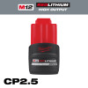 M12 12V Lithium-Ion CP High Output 2.5 Ah Battery Pack