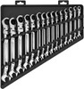 Combination Wrench Milwaukee Flex Head Ratcheting Metric Wrench Set - 15 PC 48-22-9513