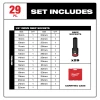 29PC SHOCKWAVE™ Impact Duty 1/2" Drive Metric Deep 6 Point Socket Set