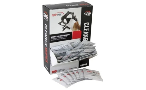 Respirator Wipes, Individually Wrapped - 100 Per Box
