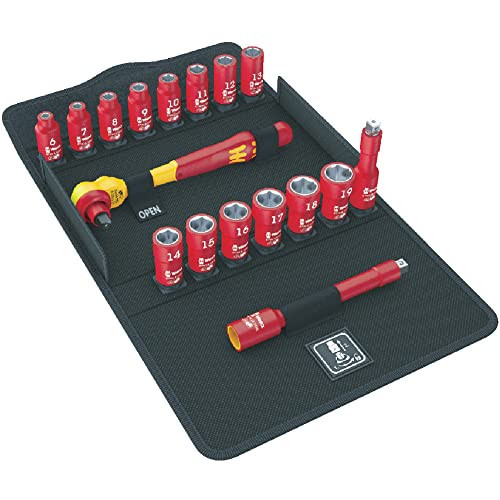 Wera 3/8" Drive Metric Insulated Socket Set