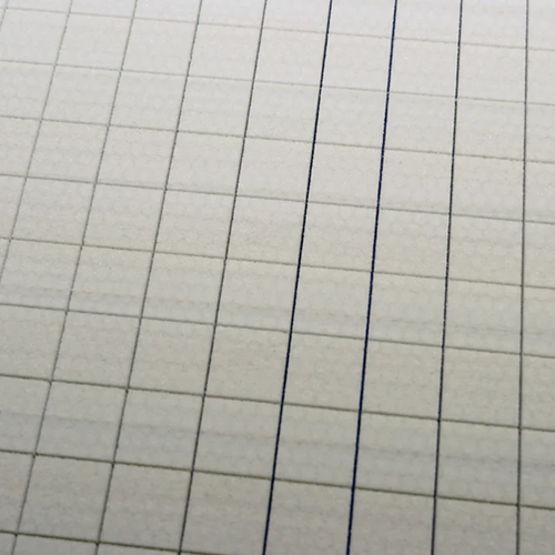 Foam-Grid Scored-White-PET- 1/2" x 24" x 48"