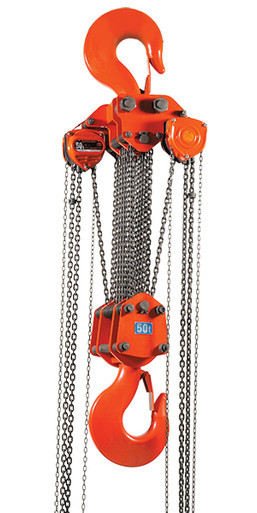 Super 100 Manual High Capacity Chain Hoist w/Overload Protection